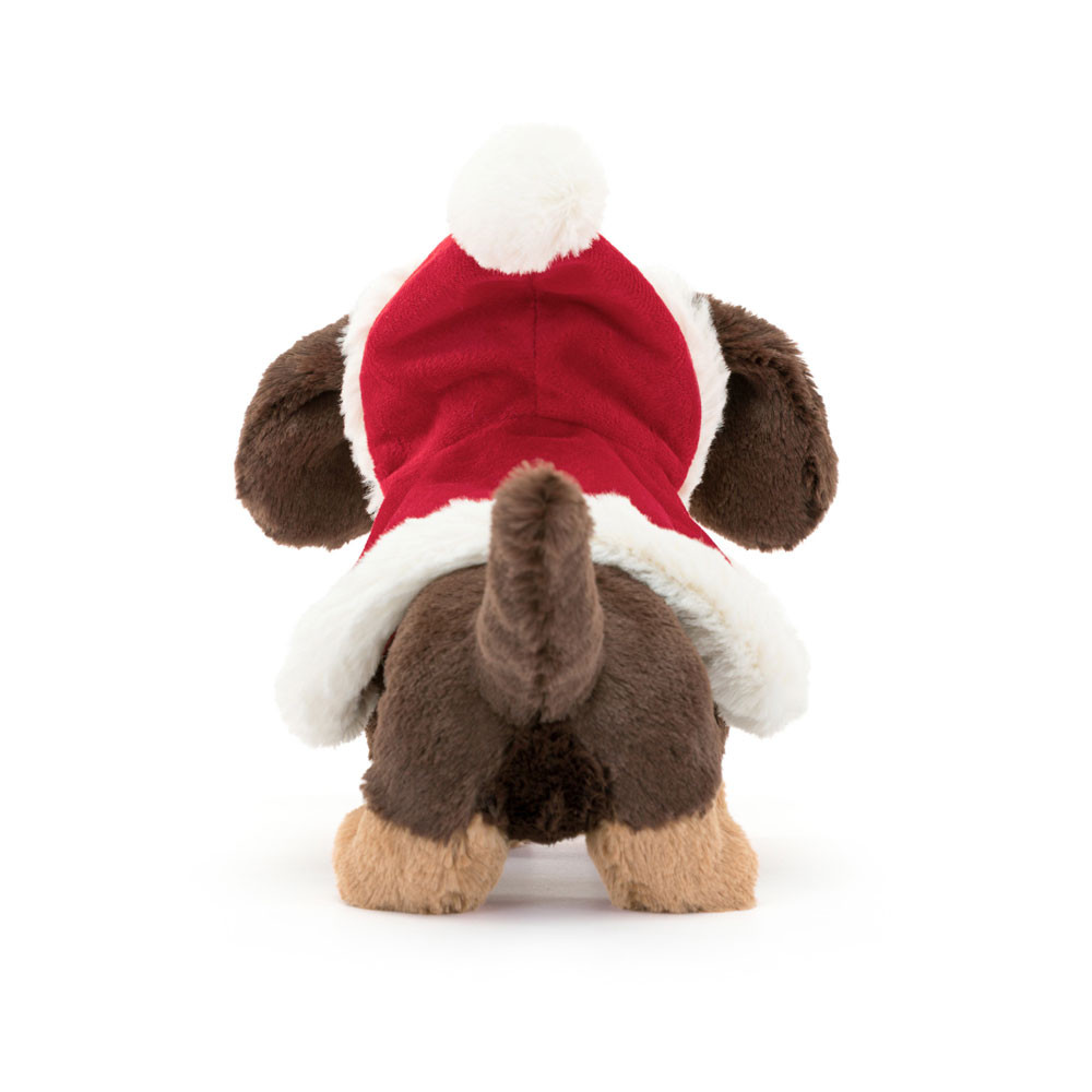 Dark Brown Jellycat Winter Warmer Otto Sausage Dog | US-FINA27906