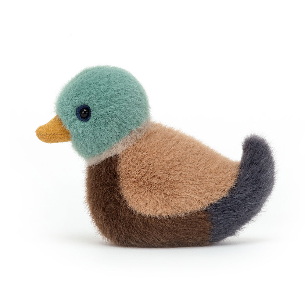 Dark Brown / Blue Jellycat Birdling Mallard | US-VPIX69540