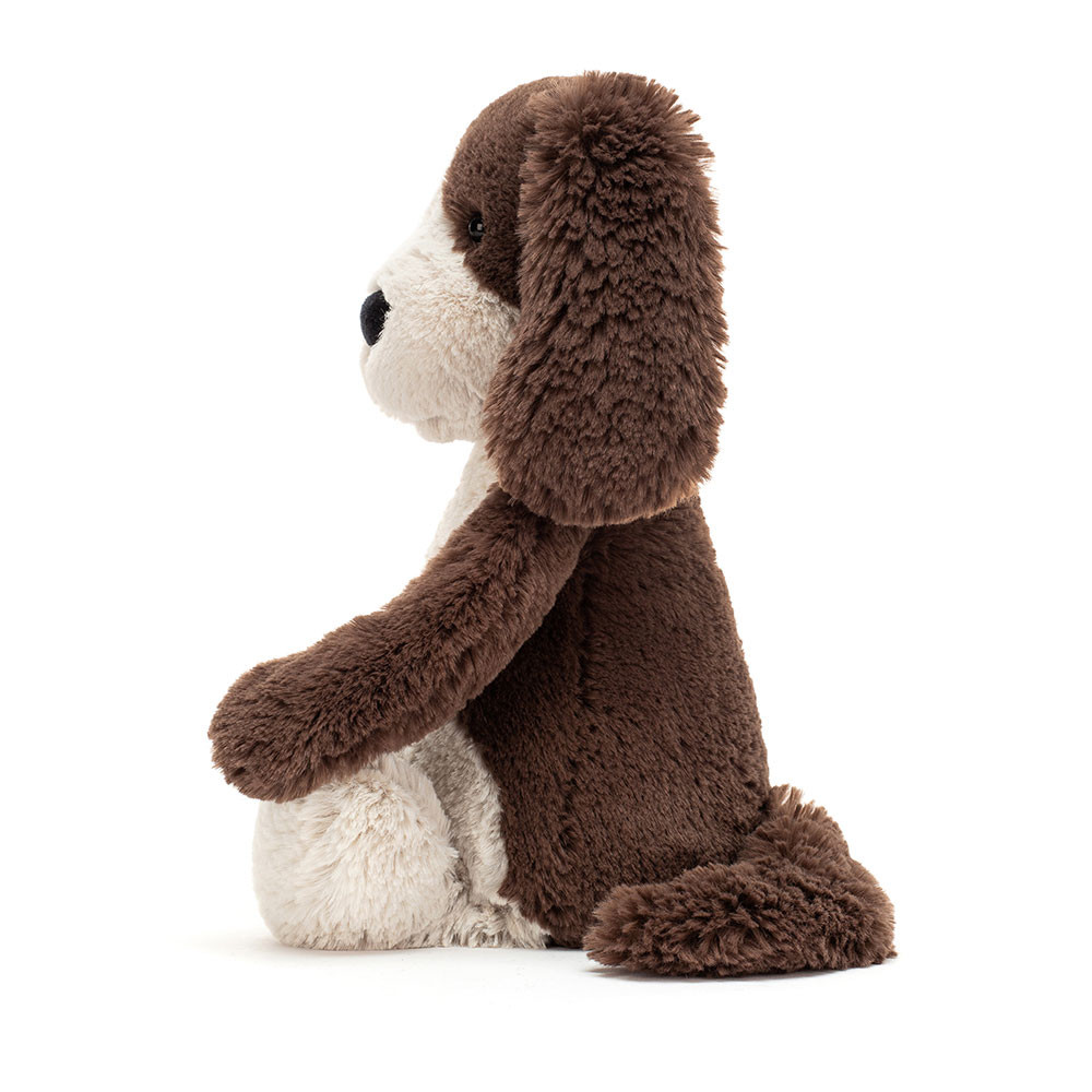 Dark Brown / Cream Jellycat Bashful Fudge Puppy | US-TERK13427