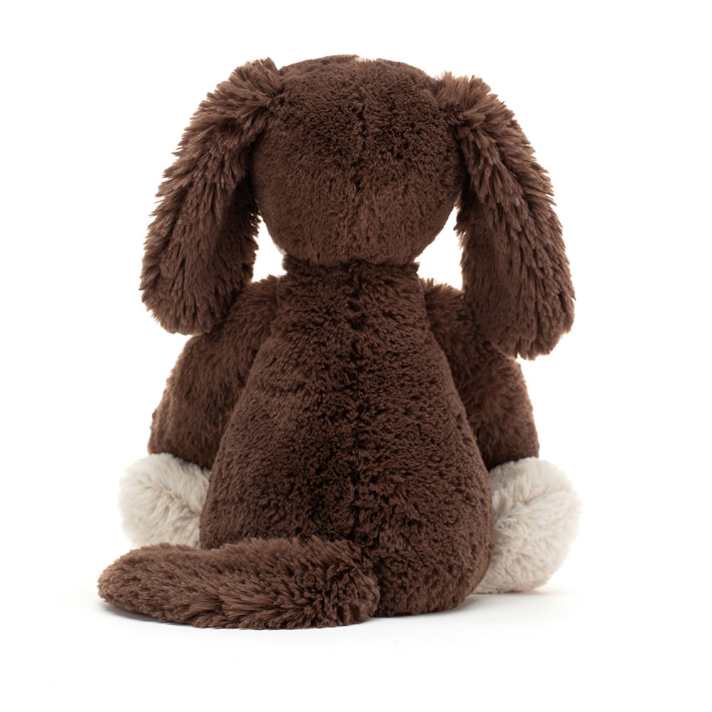 Dark Brown / Cream Jellycat Bashful Fudge Puppy | US-TERK13427