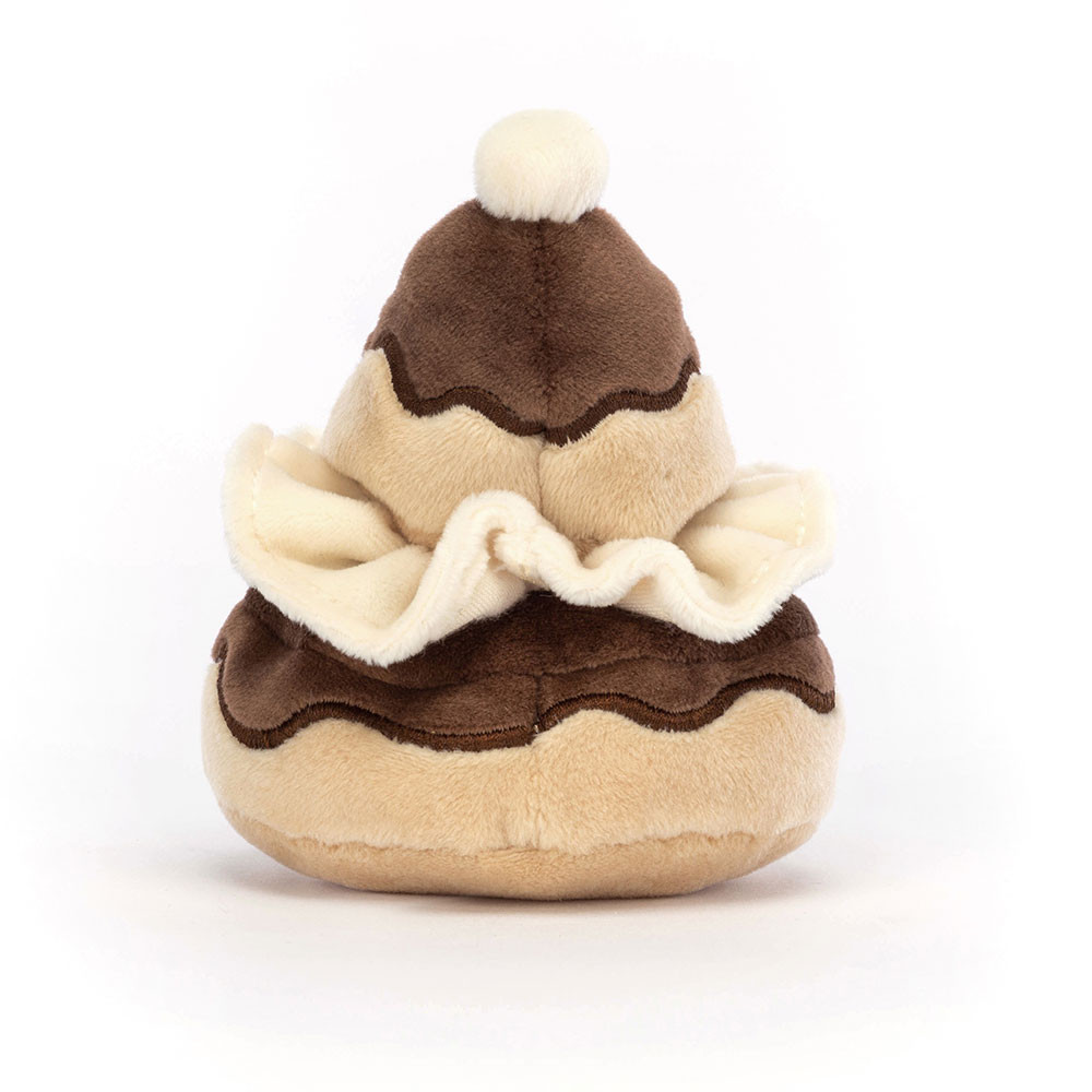 Dark Brown / Cream Jellycat Pretty Patisserie Religieuse | US-XOTP89214