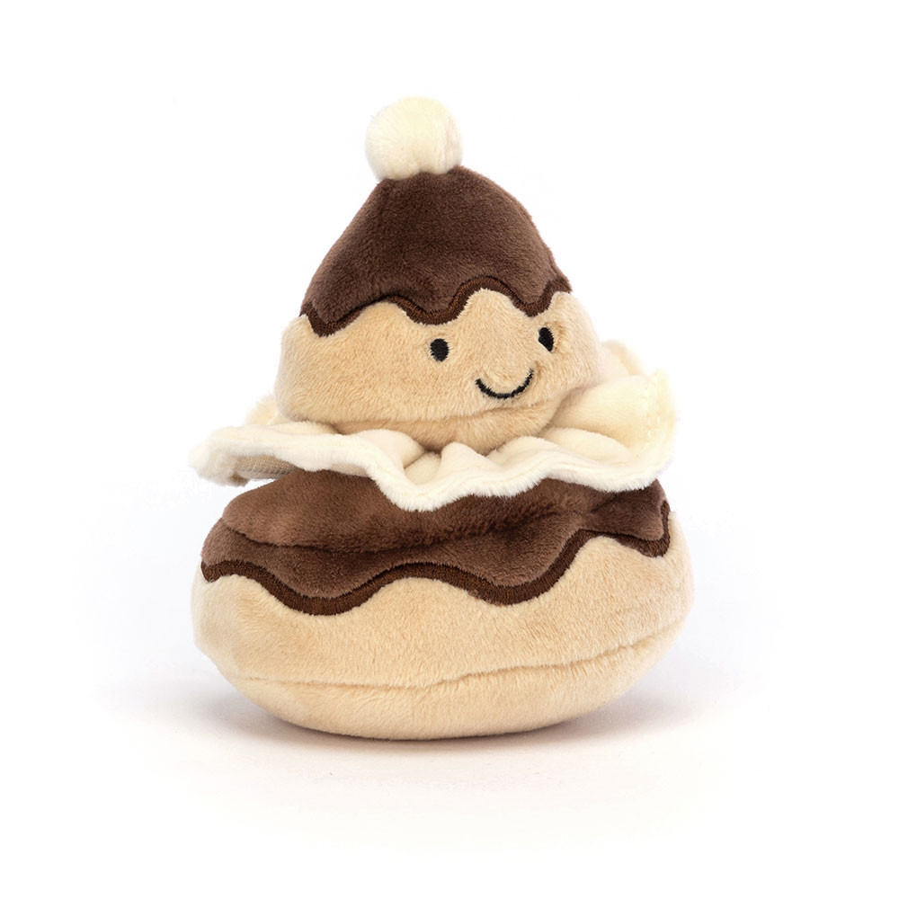 Dark Brown / Cream Jellycat Pretty Patisserie Religieuse | US-XOTP89214