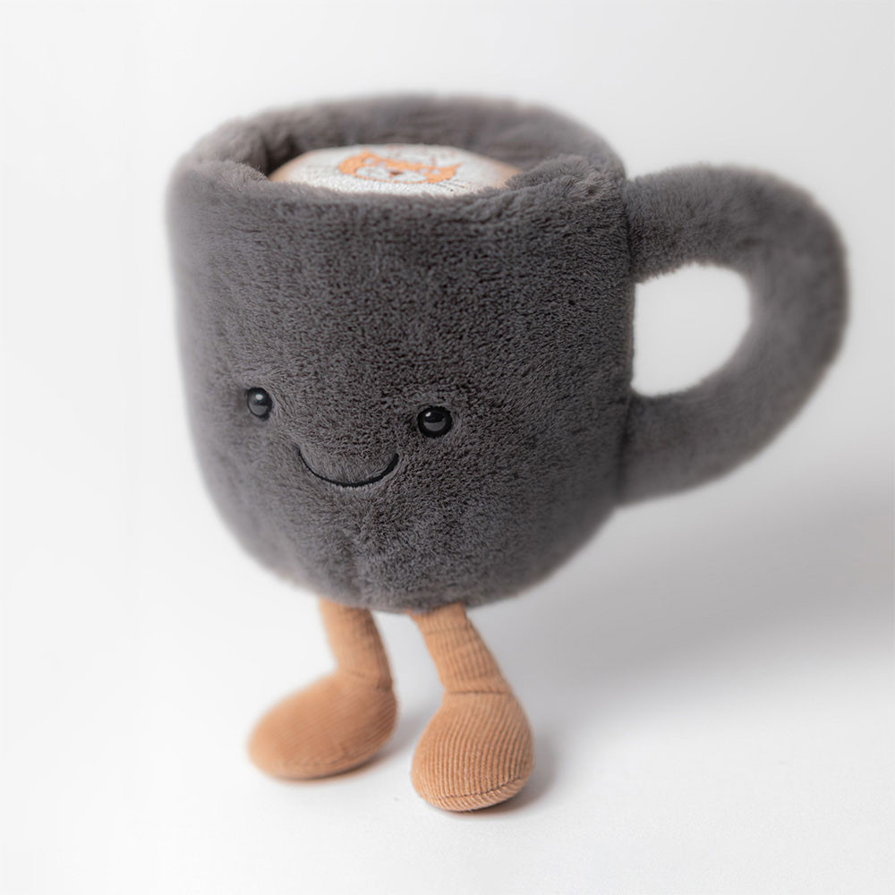 Dark Grey Jellycat Amuseables Coffee Cup | US-RDYZ84376