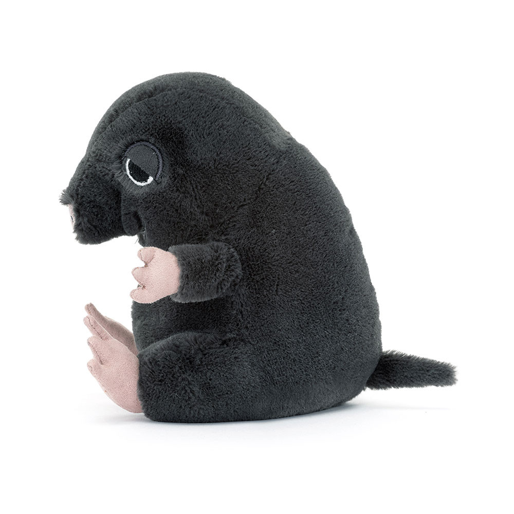 Dark Grey Jellycat Cuddlebud Morgan Mole | US-JOMD34650