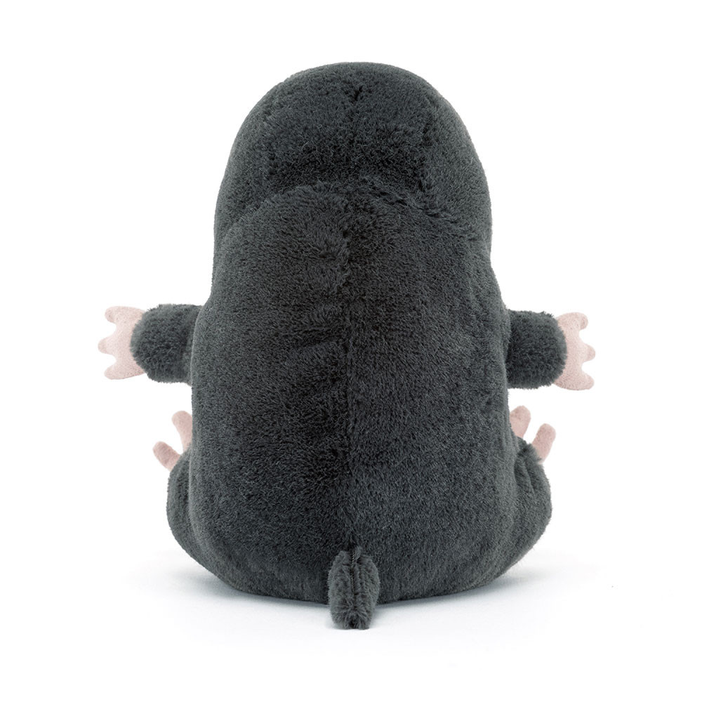 Dark Grey Jellycat Cuddlebud Morgan Mole | US-JOMD34650