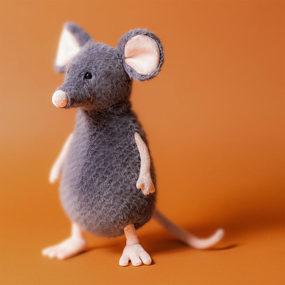 Dark Grey Jellycat Lachlan Sad Rat | US-WVIG54679