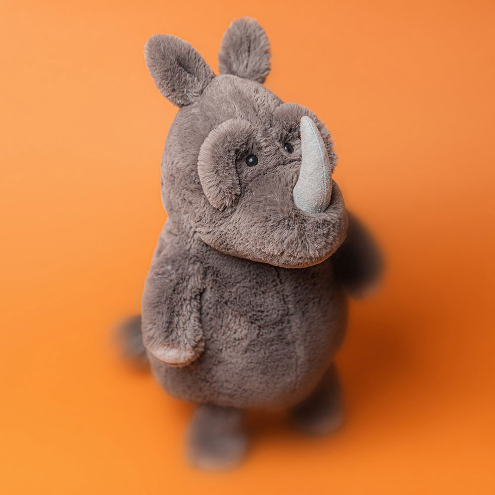 Dark Grey Jellycat Roderick Rhinoceros | US-OREW70894