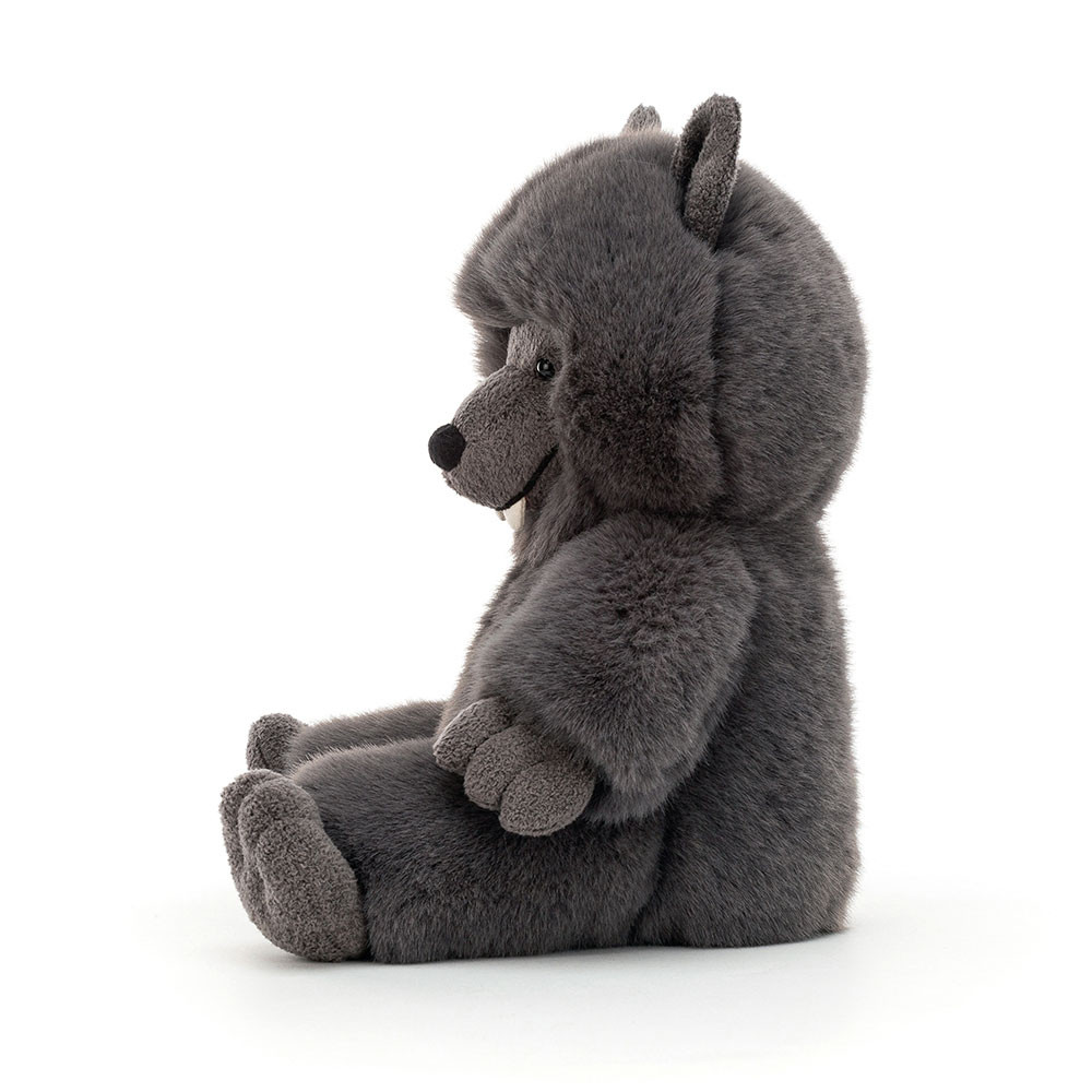 Dark Grey Jellycat Wilf Wolf | US-FWHN70936