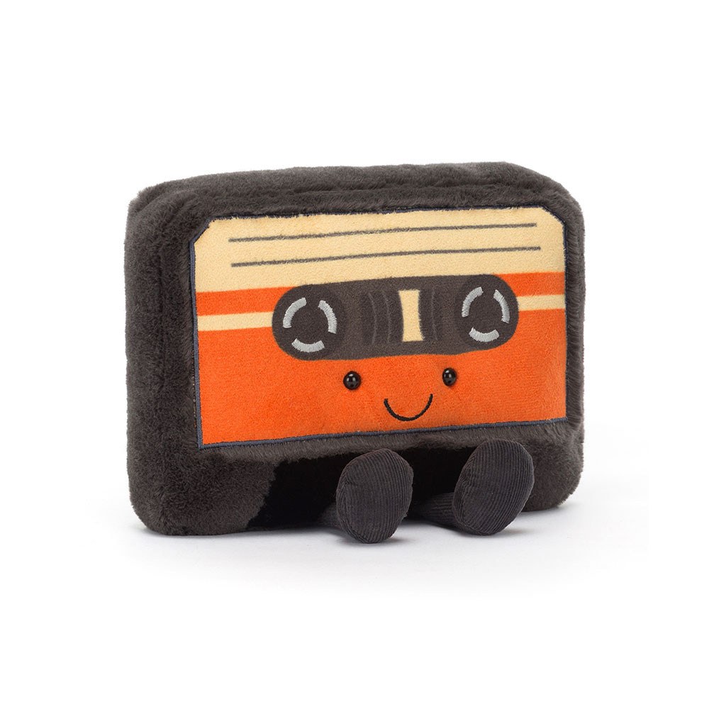 Dark Grey / Orange Jellycat Amuseables Cassette Tape | US-AMJP65148