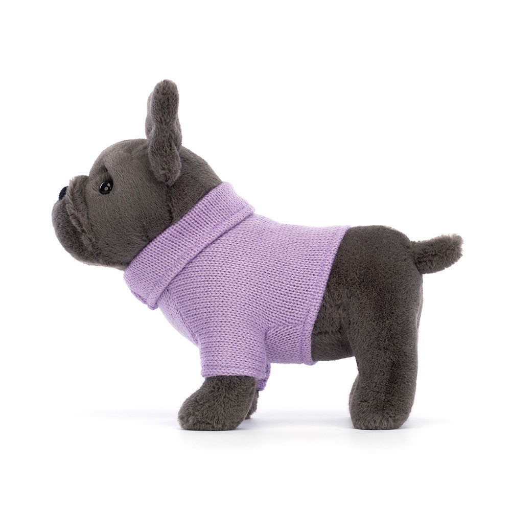 Dark Grey / Purple Jellycat Sweater French Bulldog | US-INAS45183