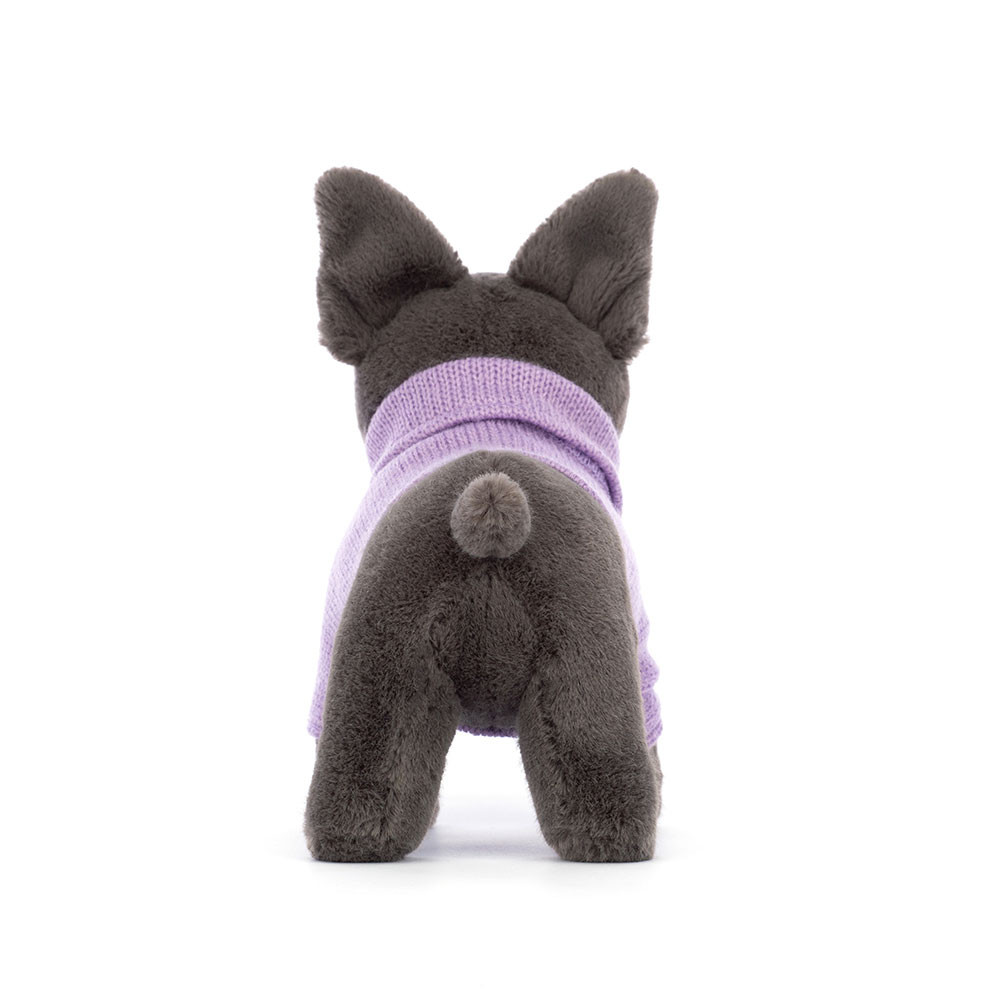 Dark Grey / Purple Jellycat Sweater French Bulldog | US-INAS45183