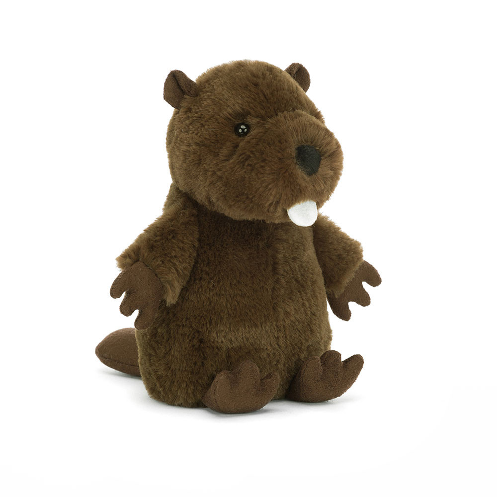 Dark Olive Jellycat Nippit Beaver | US-YSFU70368