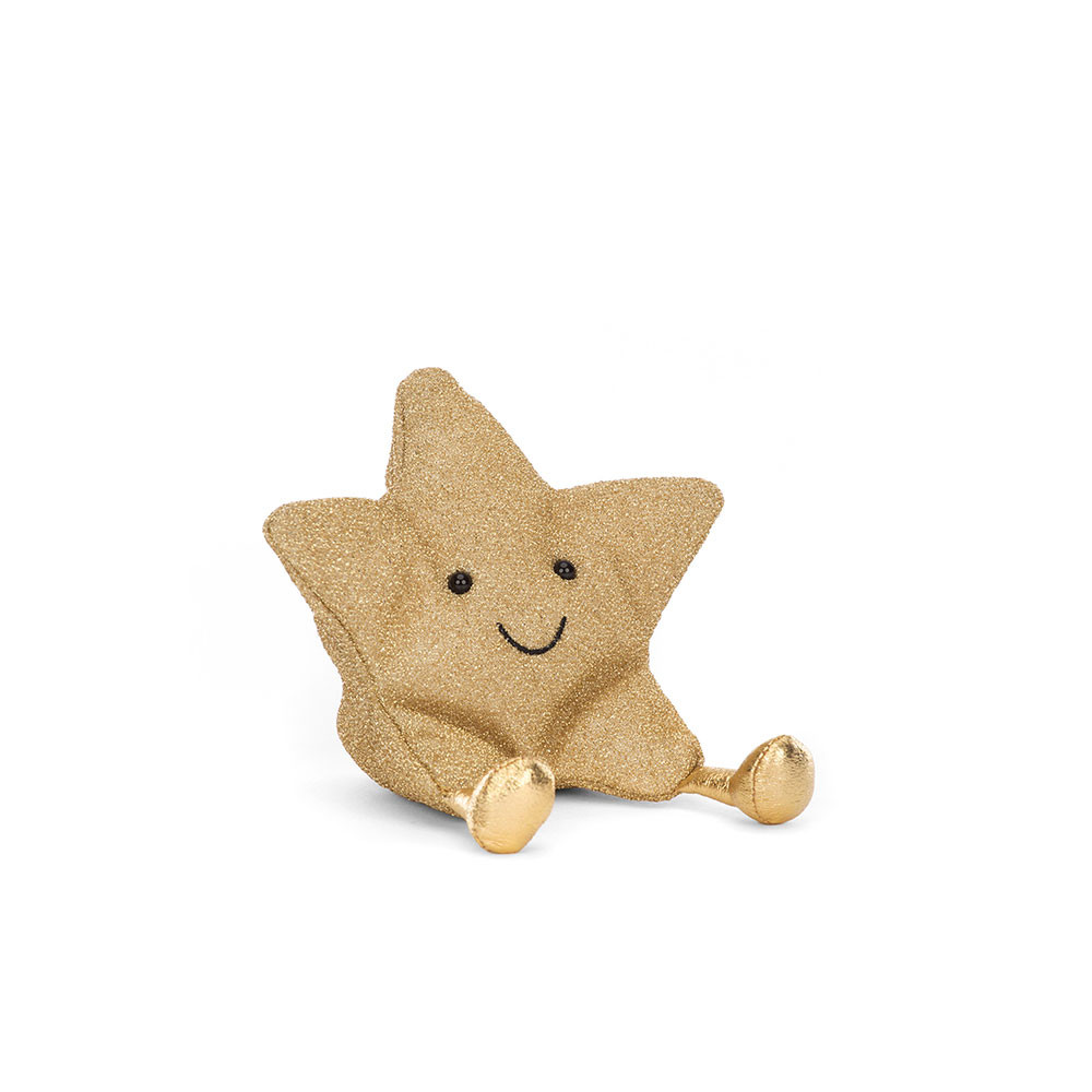 Gold Jellycat Amuseables Star | US-GCQT17835