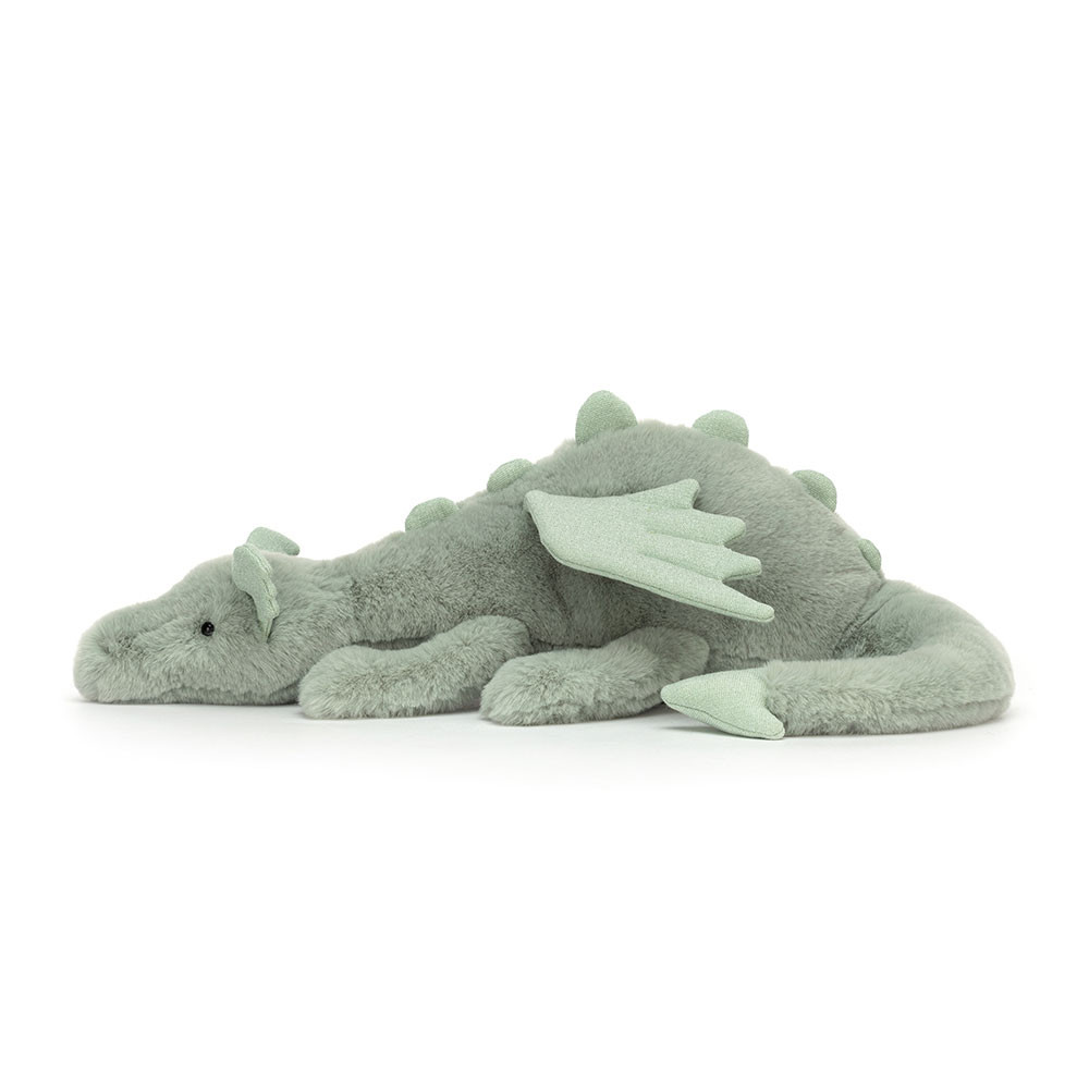 Green Blue Jellycat Sage Dragon | US-ODEY26159