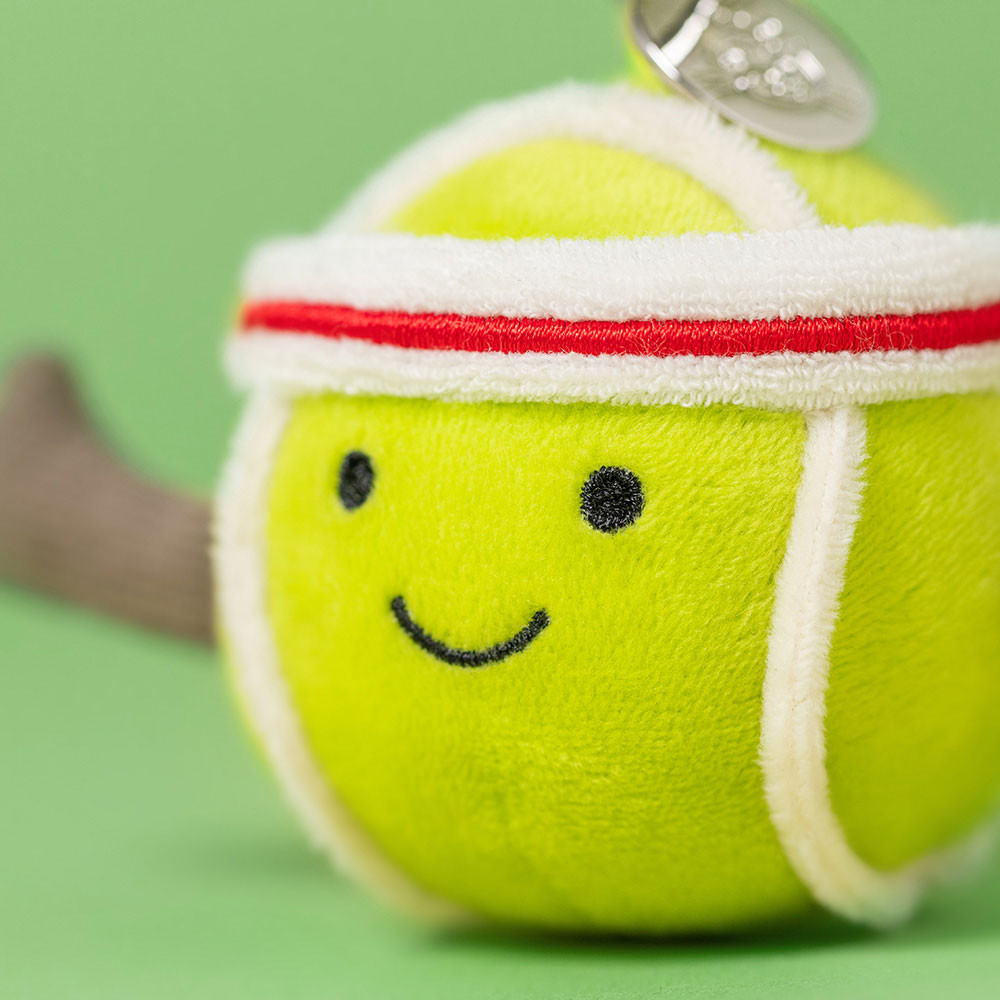 Green Jellycat Amuseables Sports Tennis Bag Charm | US-RUGJ41728