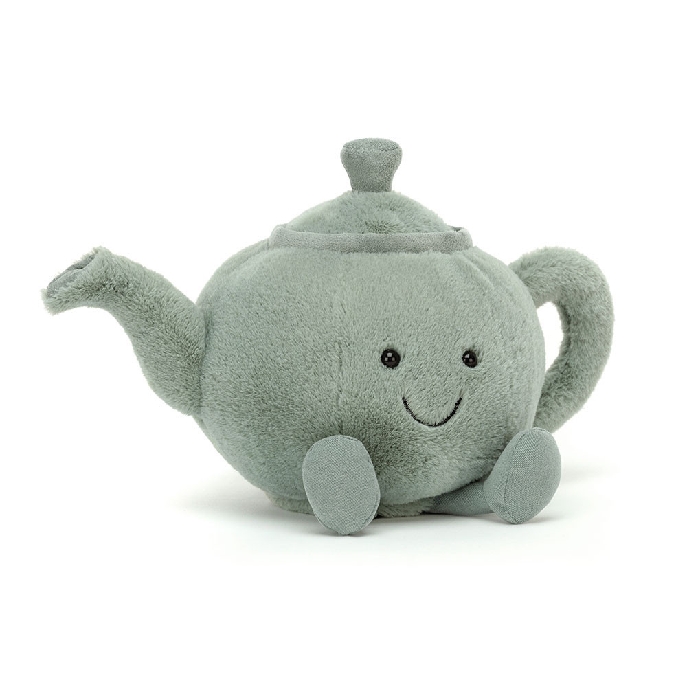 Green Jellycat Amuseables Teapot | US-ROVI37140