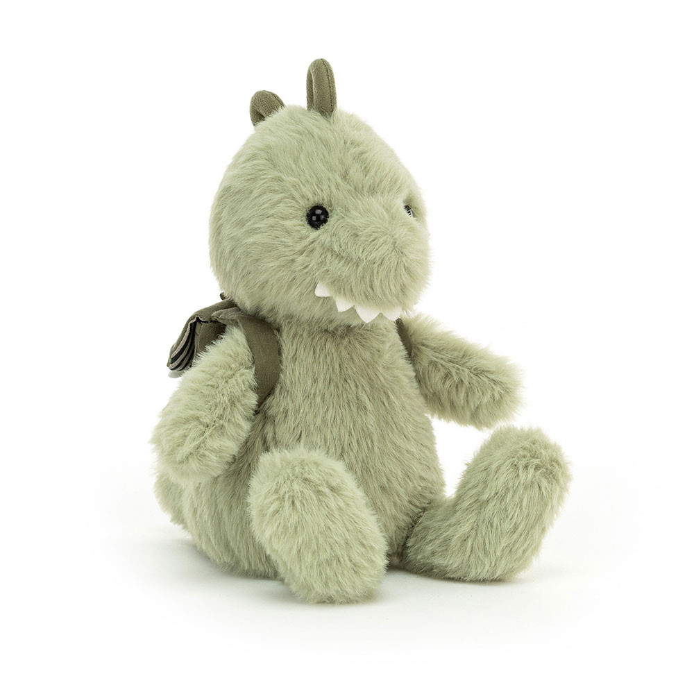 Green Jellycat Backpack Dino | US-HKMN28519