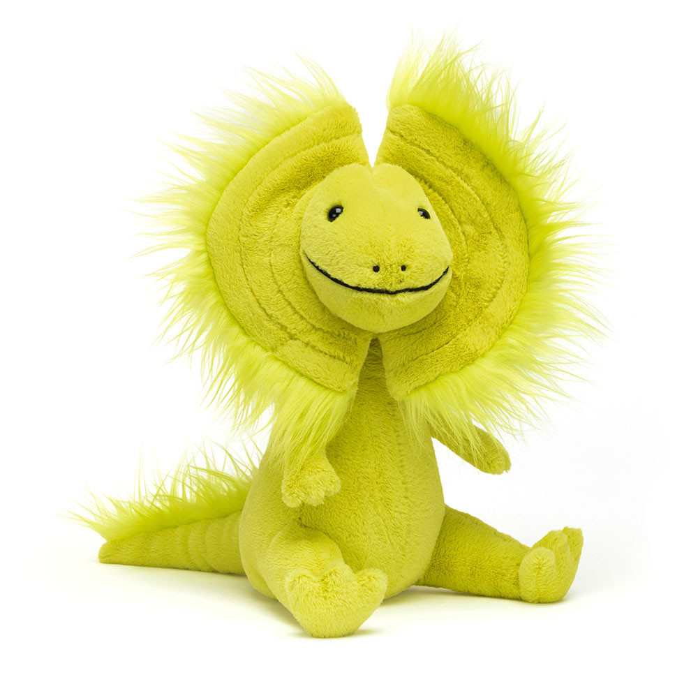 Green Jellycat Davey Dilophosaurus | US-ZPKC07349