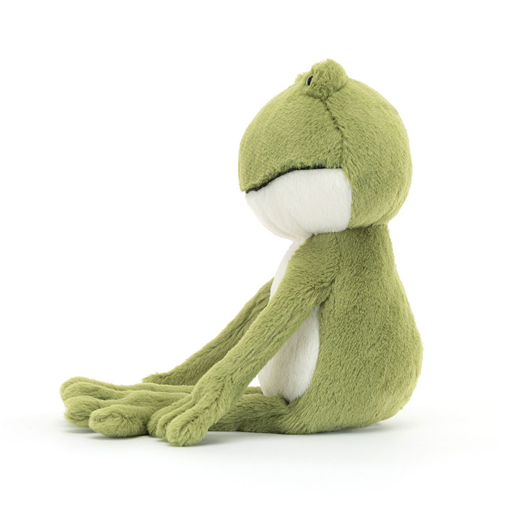 Green Jellycat Finnegan Frog | US-FSMA81037