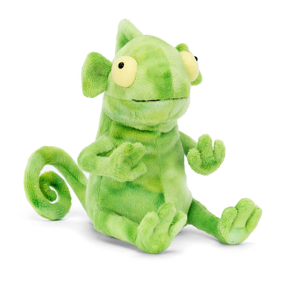 Green Jellycat Frankie Frilled-Neck Lizard | US-VLAG31078