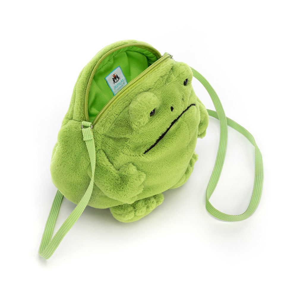 Green Jellycat Ricky Rain Frog Bag | US-FXPE75843