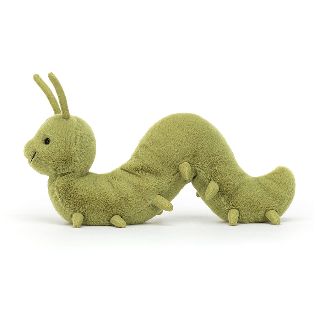 Green Jellycat Wriggidig Caterpillar | US-WUAR56379