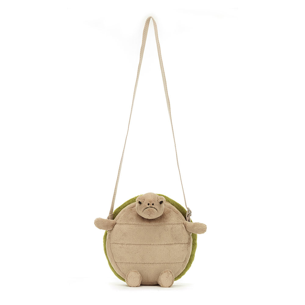 Green / Beige Jellycat Timmy Turtle Bag | US-ALDU27841