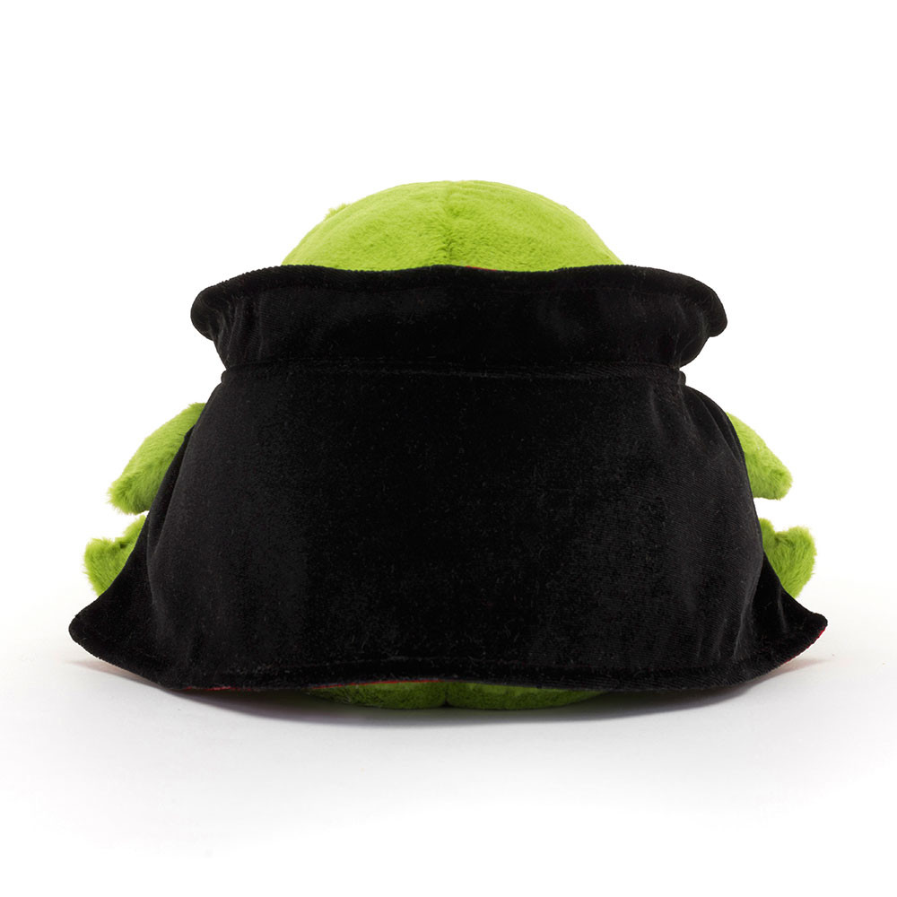 Green / Black Jellycat Ricky Rain Frog Vampire | US-SQWJ72613