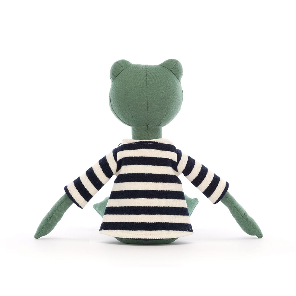 Green / Black / White Jellycat Francisco Frog | US-YGTW17905