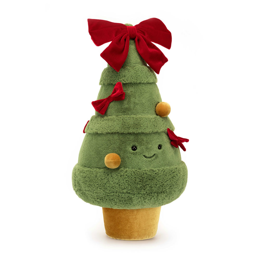 Green / Brown / Red Jellycat Amuseables Decorated Christmas Tree | US-BTHK67915