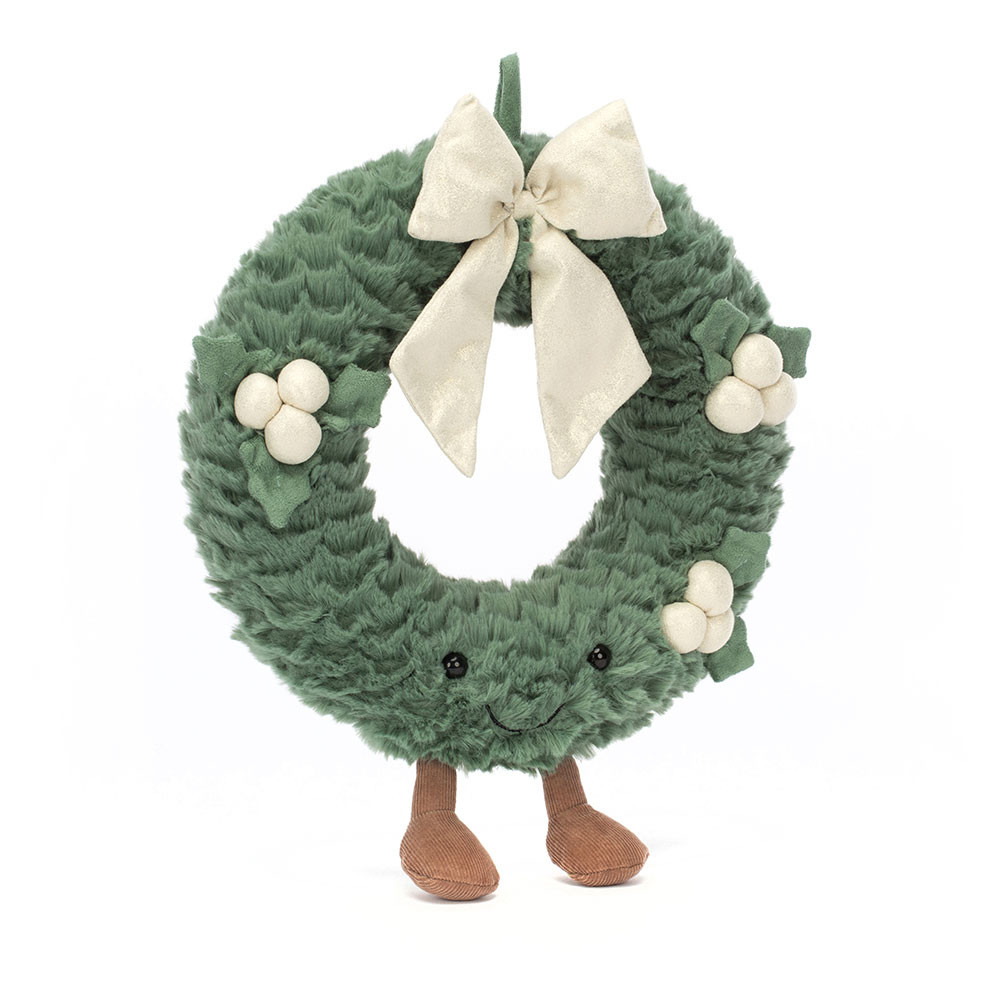 Green / Cream Jellycat Amuseables Gold Wreath | US-TAYV95843