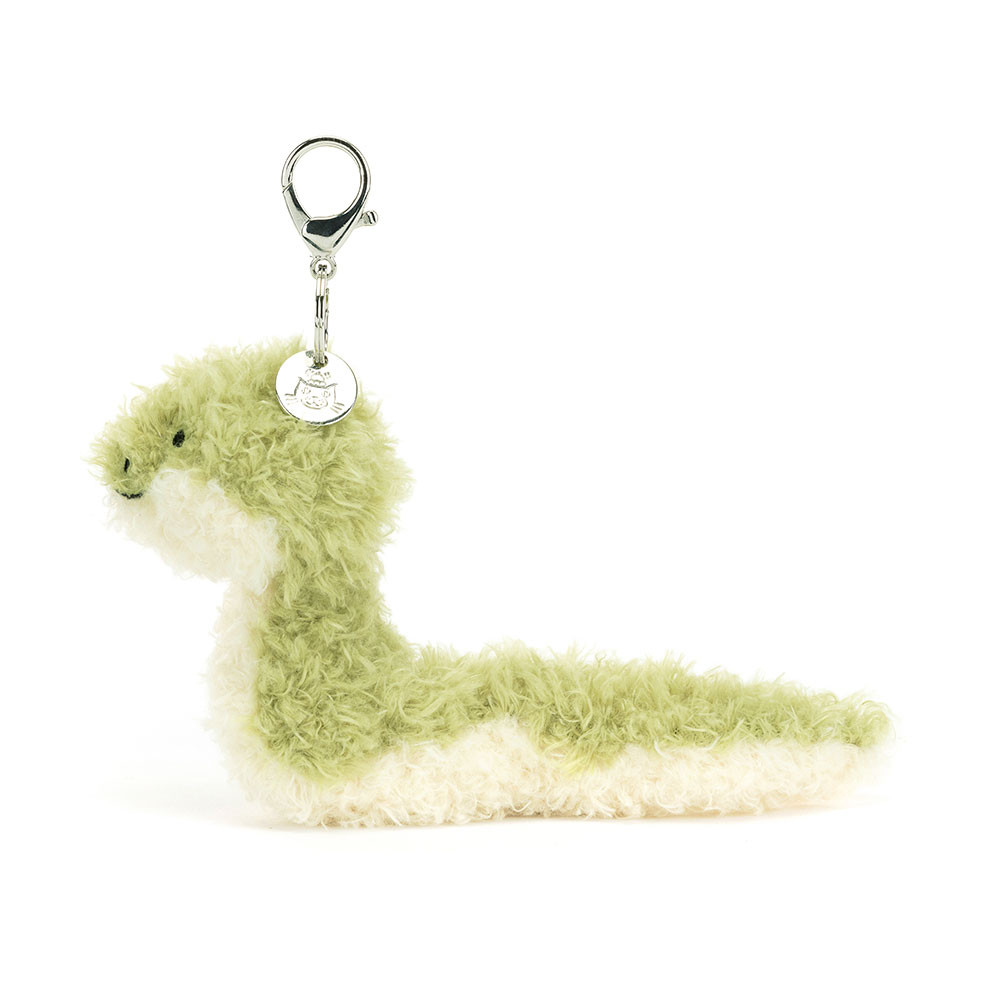 Green / Cream Jellycat Little Snake Bag Charm | US-NJSX26743