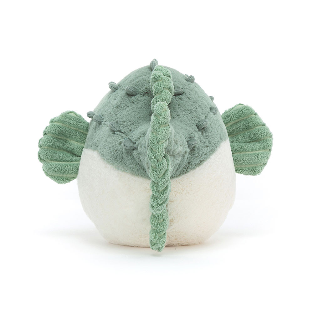 Green / Cream Jellycat Pacey Pufferfish | US-UPYJ49536