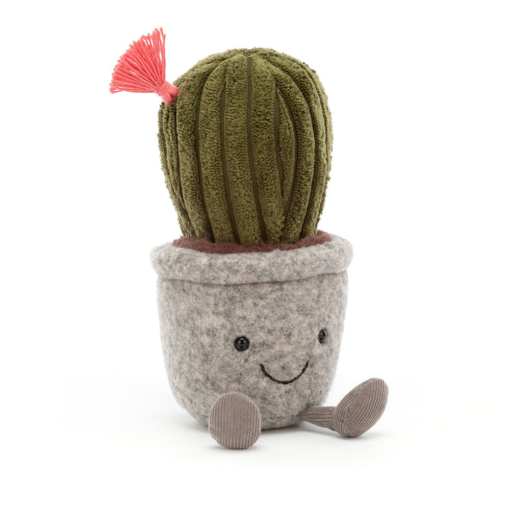 Green / Grey Jellycat Silly Succulent Barrel Cactus | US-CWJB25078