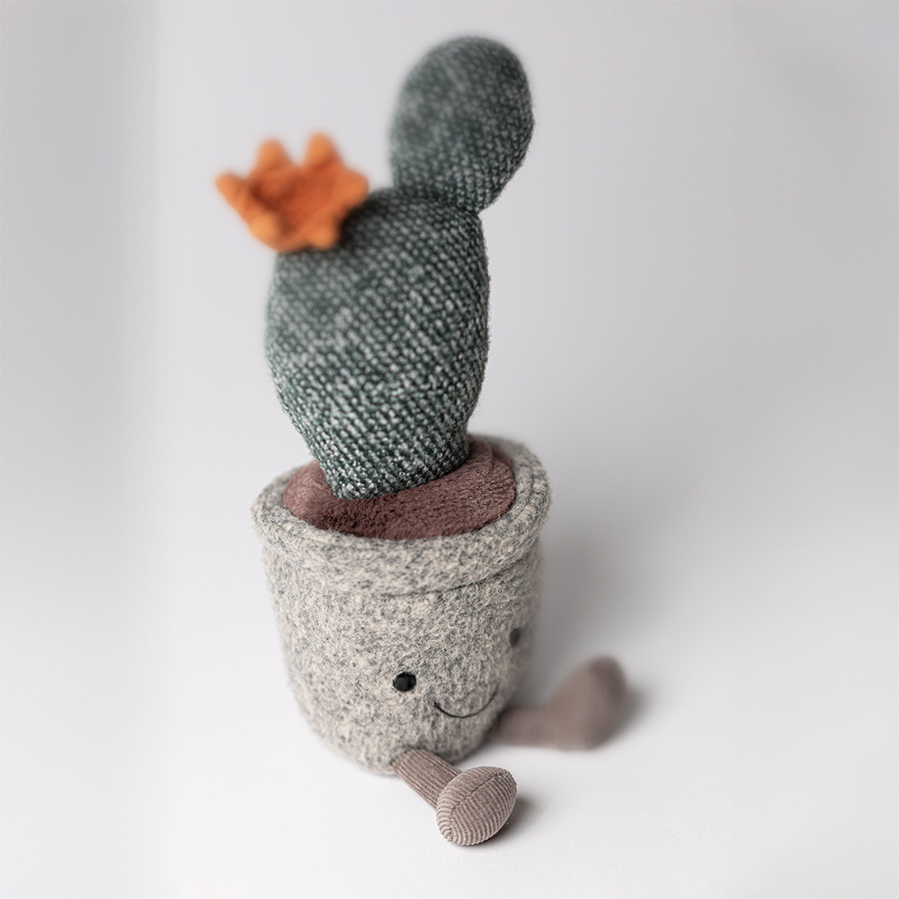 Green / Grey Jellycat Silly Succulent Prickly Pear Cactus | US-IKXP03284