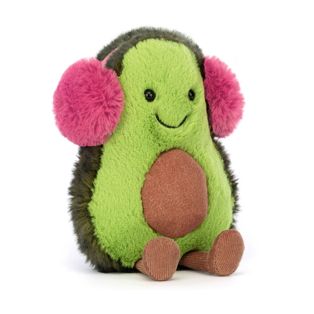 Green / Pink / Brown Jellycat Toastie Amuseables Avocado | US-EBIC42165