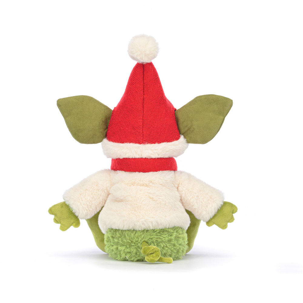 Green / Red Jellycat Christmas Grizzo | US-ELSG39720