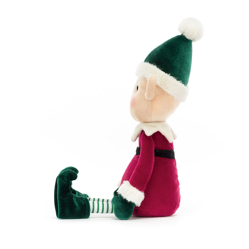 Green / Red Jellycat Eldo Elf | US-TPXJ27158