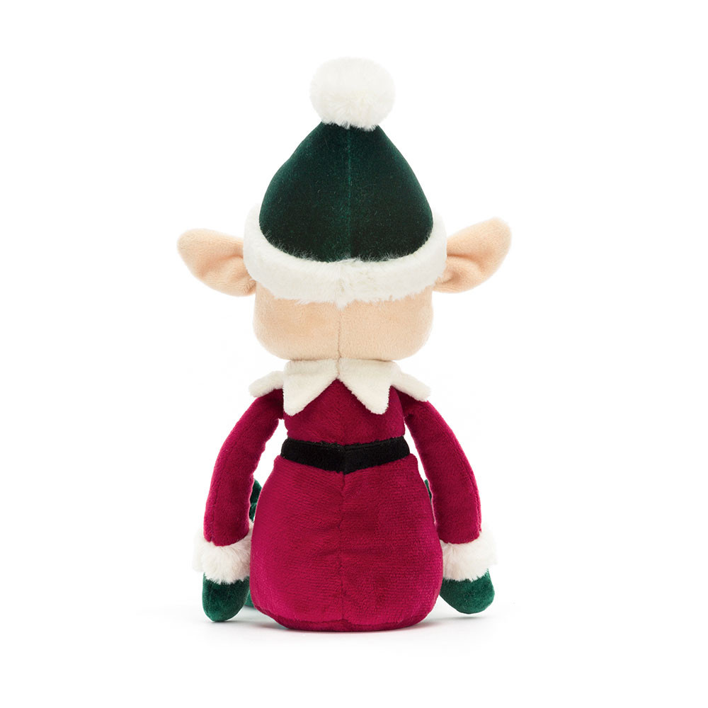 Green / Red Jellycat Eldo Elf | US-TPXJ27158