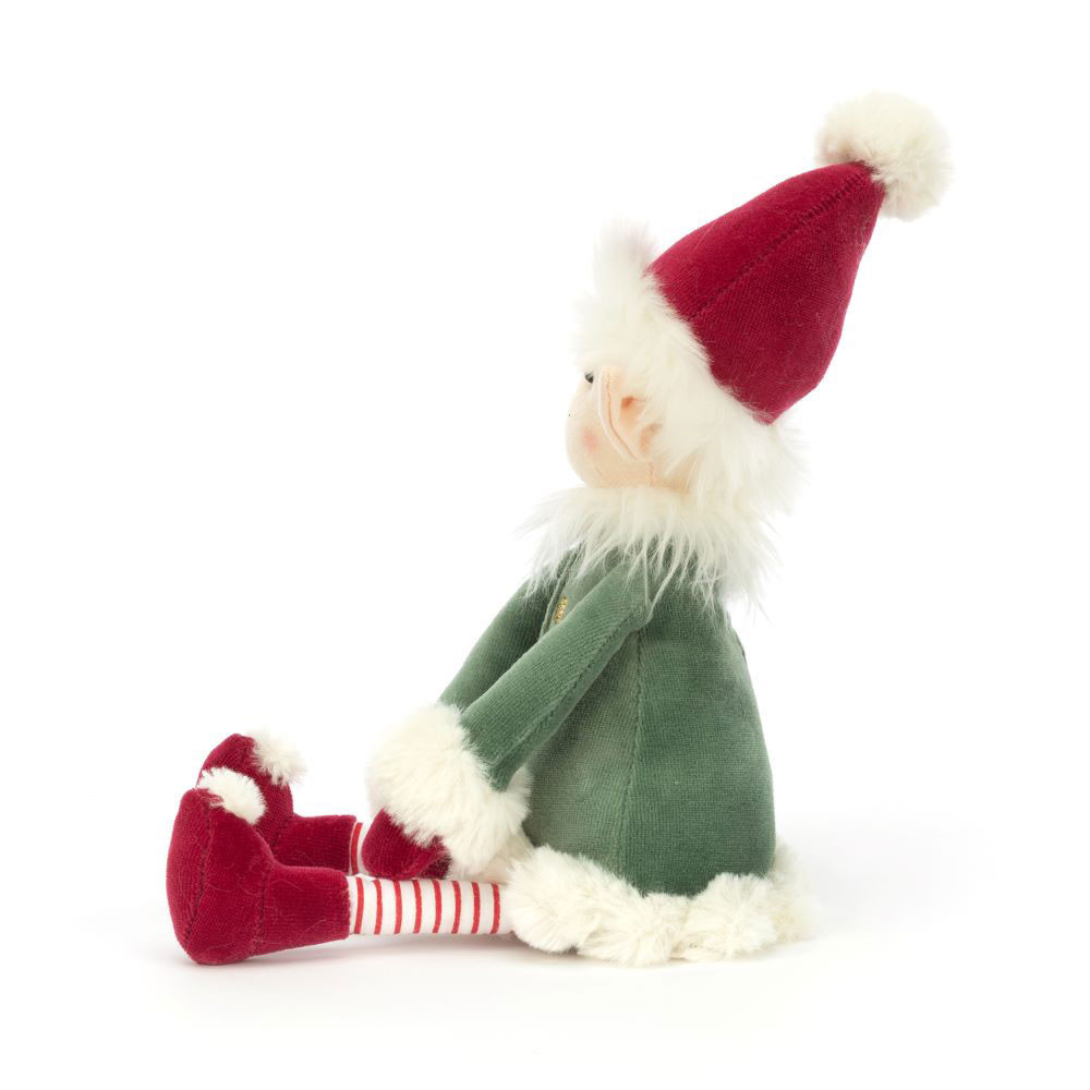 Green / Red Jellycat Leffy Elf | US-AKRP40267