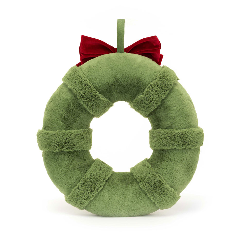 Green / Red / Yellow Jellycat Amuseables Decorated Christmas Wreath | US-MIRQ16342