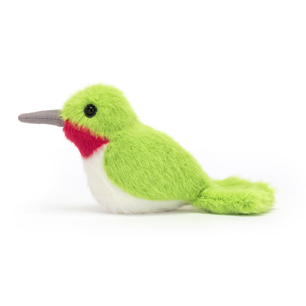 Green / White Jellycat Birdling Hummingbird | US-CHTY03879