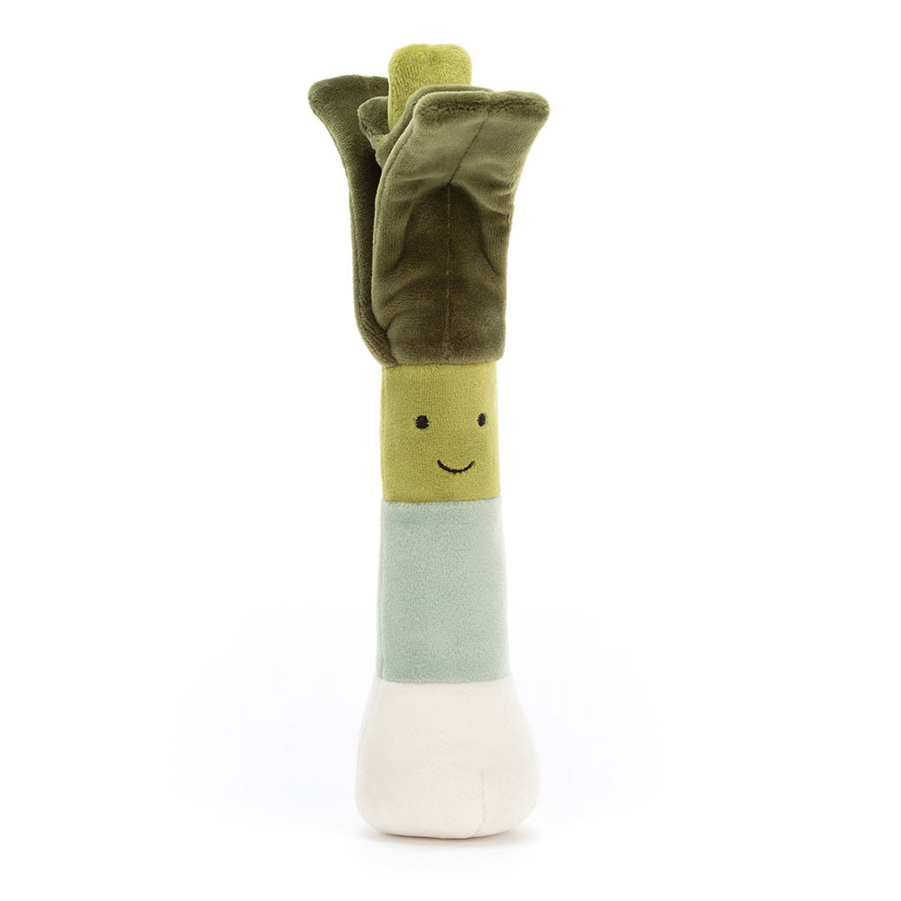 Green / White Jellycat Vivacious Vegetable Leek | US-BRVA64359