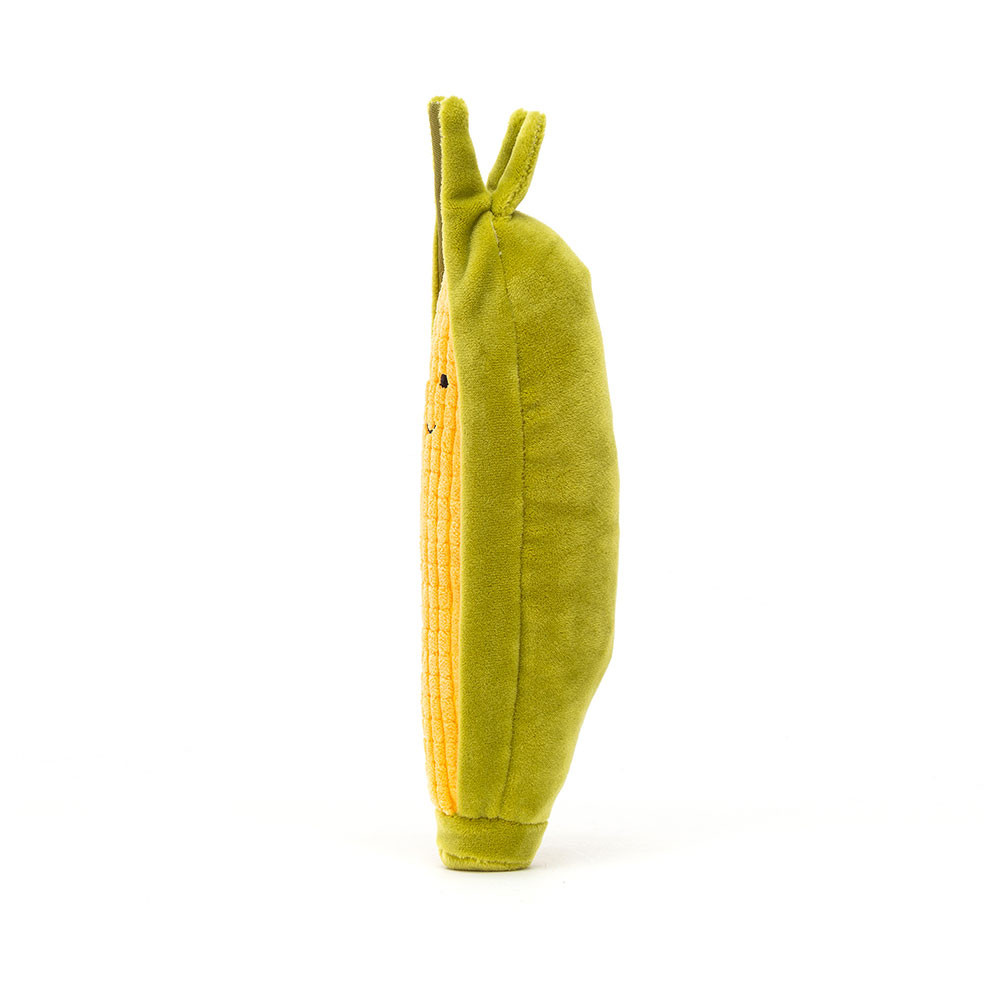 Green / Yellow Jellycat Vivacious Vegetable Sweetcorn | US-IAHN43928