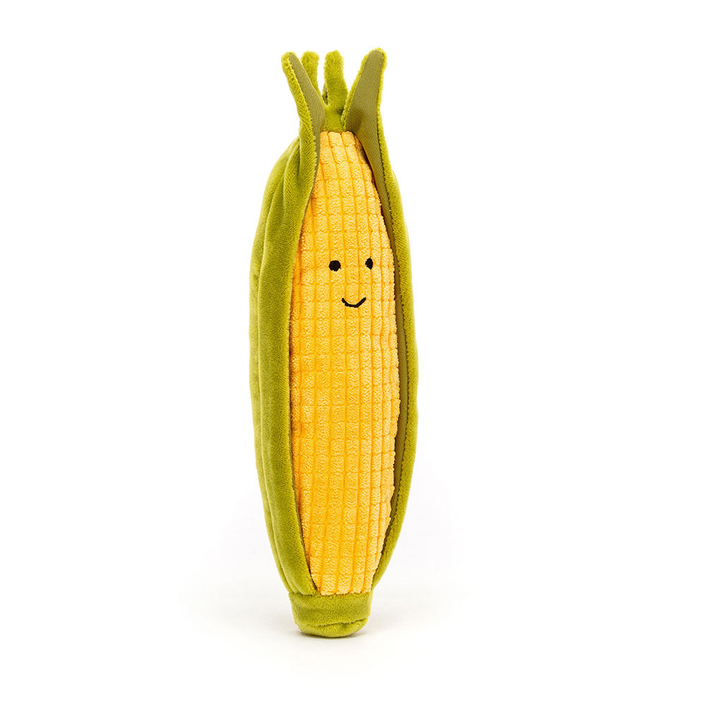 Green / Yellow Jellycat Vivacious Vegetable Sweetcorn | US-IAHN43928