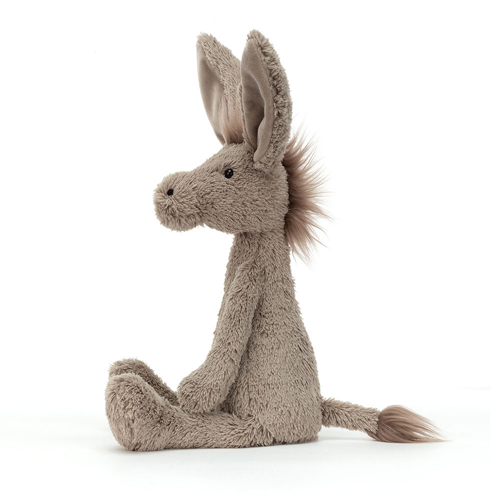 Grey Brown Jellycat Harkle Donkey | US-QLFS86734