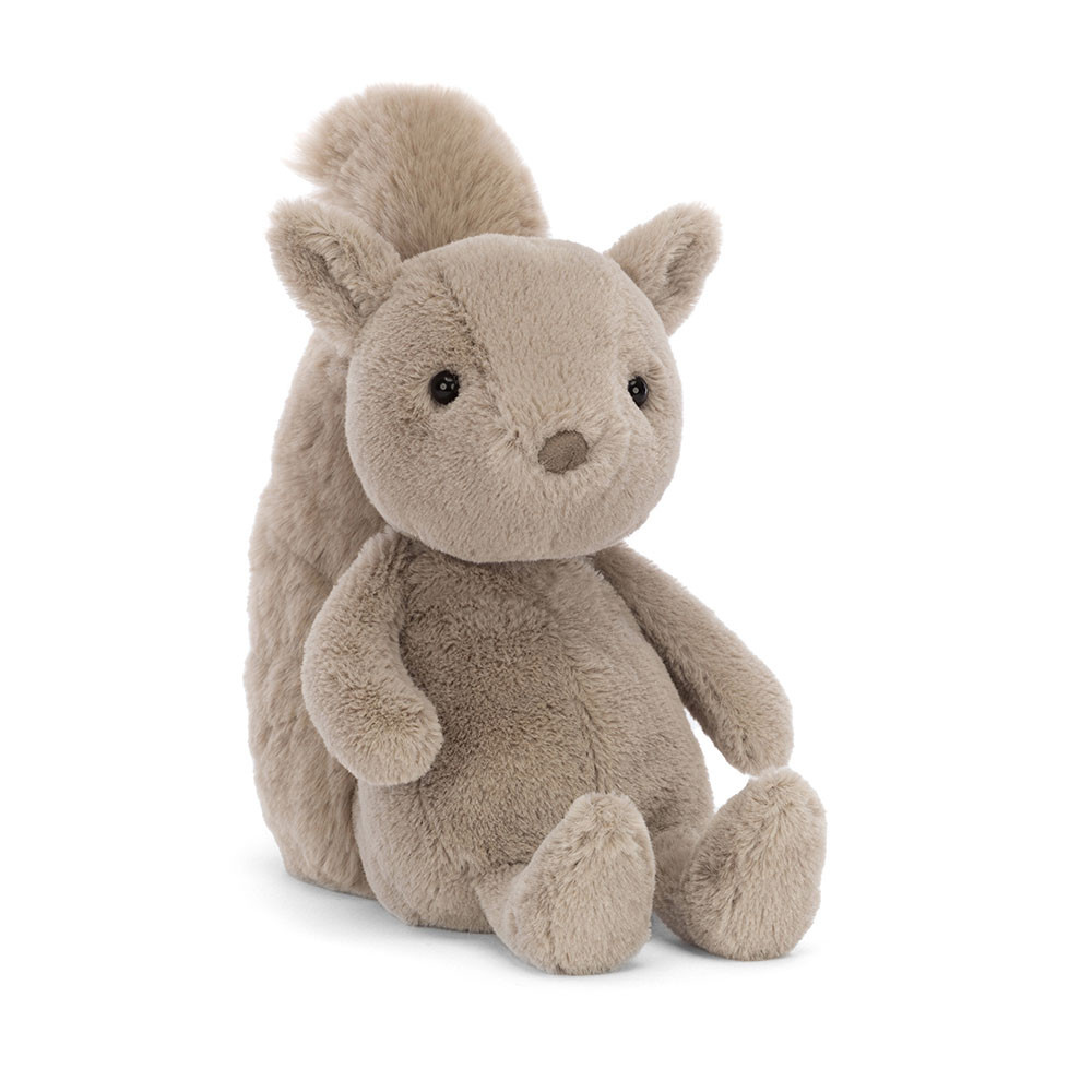 Grey Brown Jellycat Willow Squirrel | US-LUZT96017