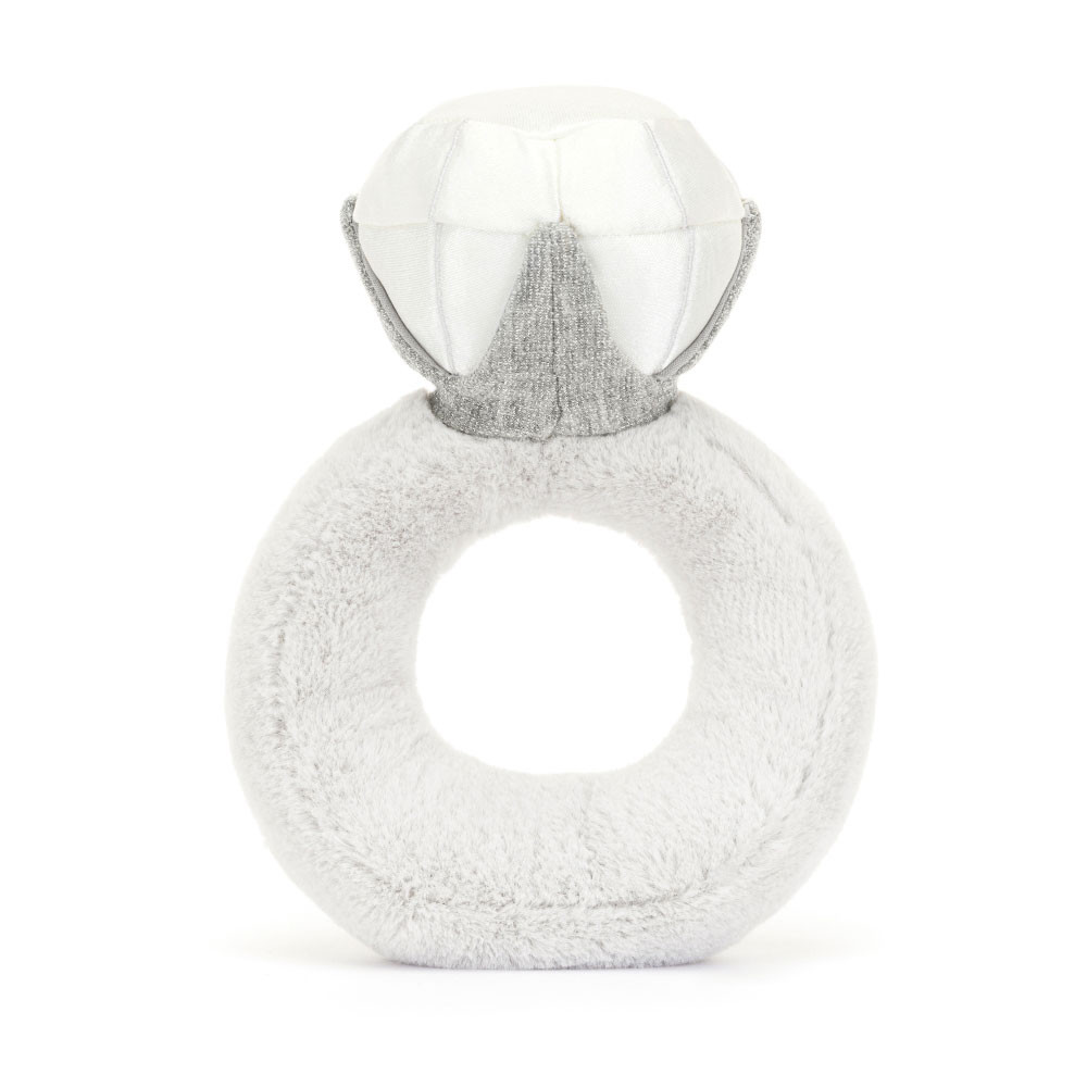 Grey Jellycat Amuseables Diamond Ring with Personalised Bag | US-PXBK93061