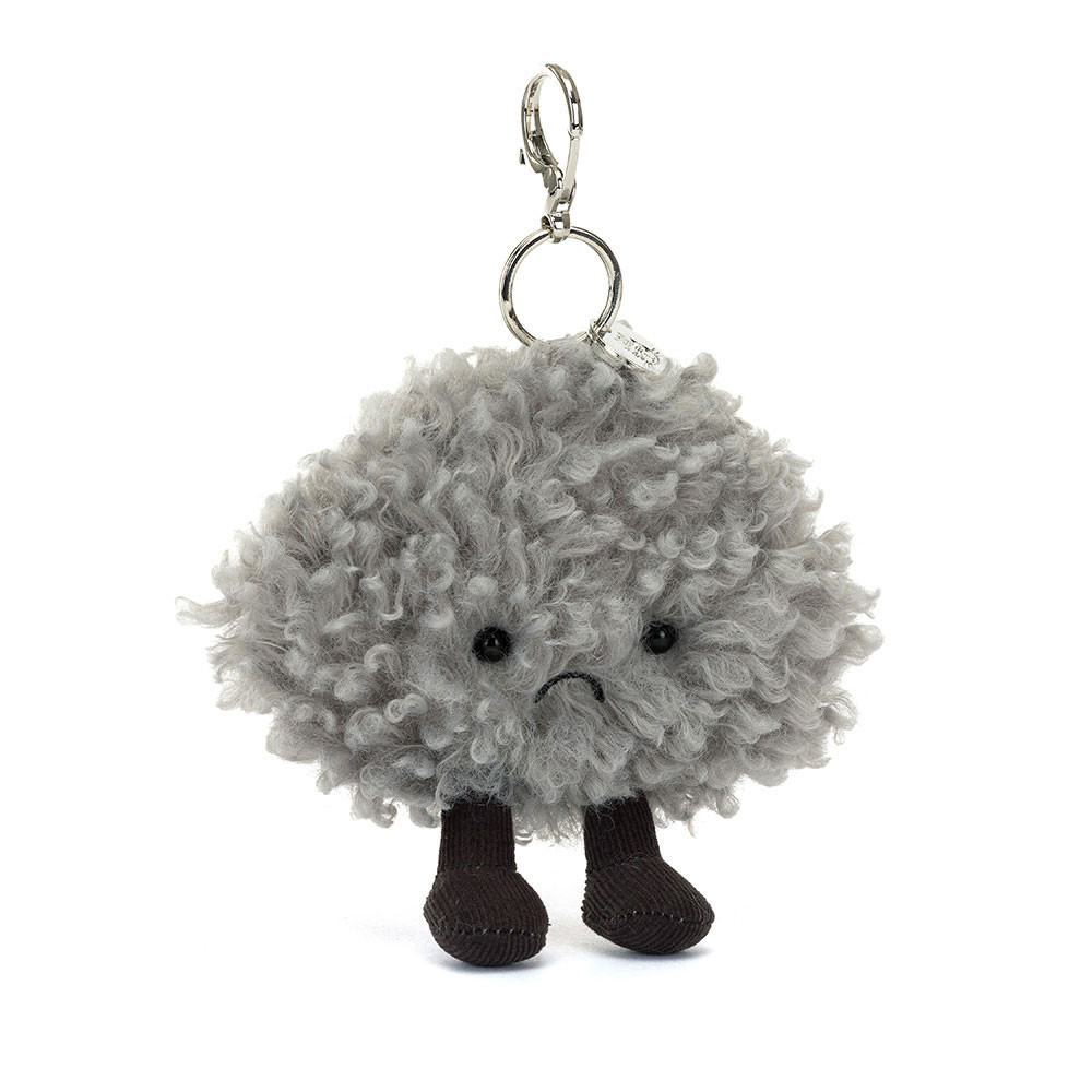 Grey Jellycat Amuseables Storm Cloud Bag Charm | US-QAPM96053