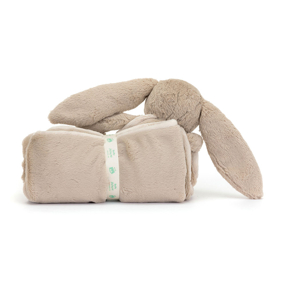 Grey Jellycat Bashful Bunny Blankie | US-CWLF05612